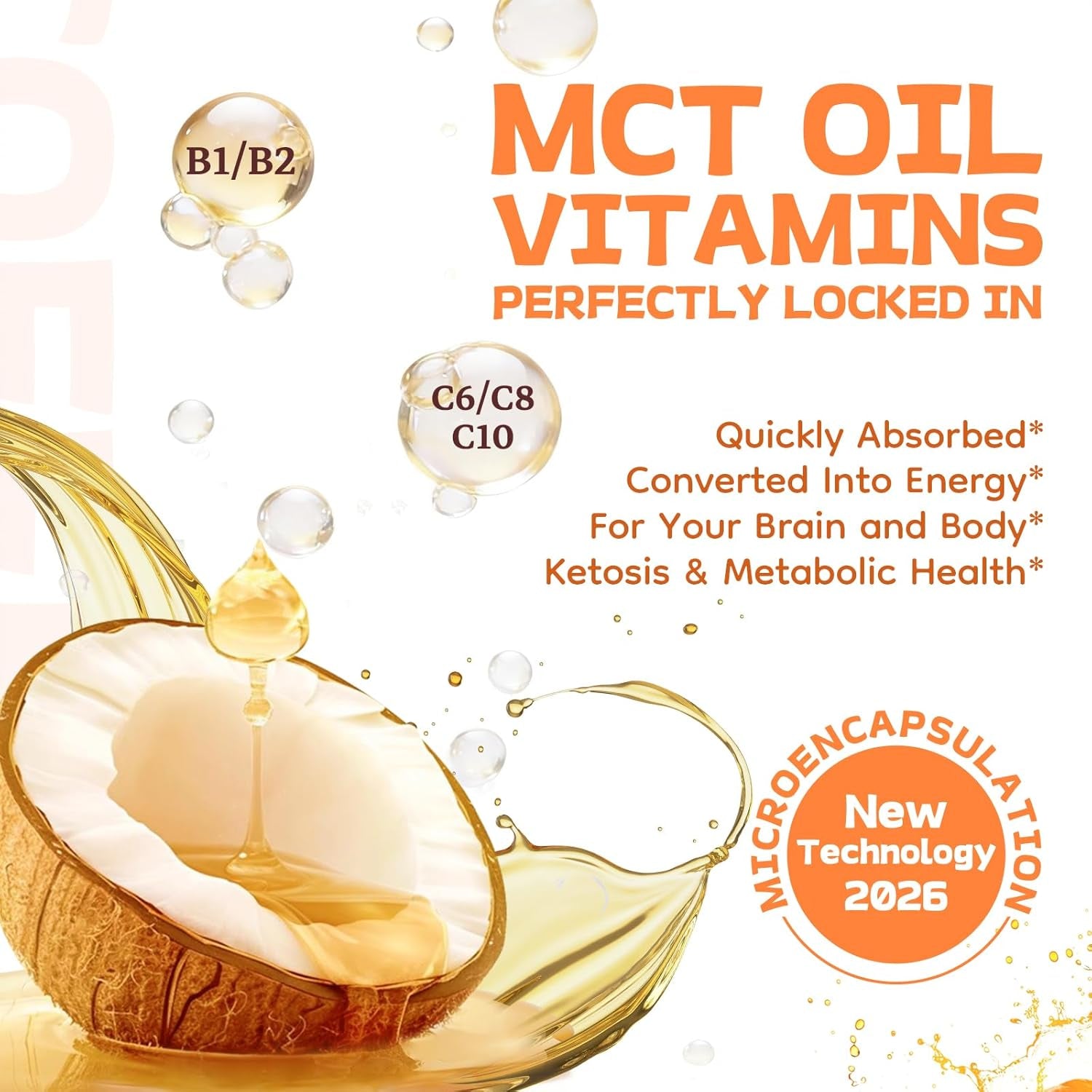 Mushroom Coffee with 13-Mushrooms Mix MCT Oil & B1/B2,Instant Coffee with Lion’S Mane, Cordyceps, Turkey Tail for Better Energy, Focus, Immunity, Digestion Support, Keto Friendly 30 Servings